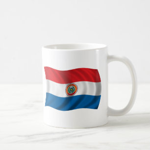 Gewellte Paraguay-Flagge Kaffeetasse