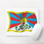 Gewellte Tibet-Flagge Mousepad (Mit Mouse)