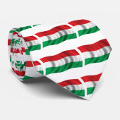 Gewellte Ungarn-Flagge Krawatte (Gerollt)