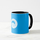 Gewellte Wellen Tasse (VorderseiteRechts)