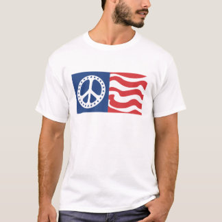 Gewellter Soßen-Frieden T-Shirt