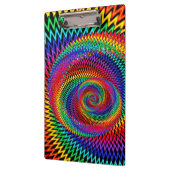 Gewelltes Fraktal-Klemmbrett Klemmbrett (Links)