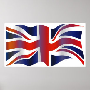 Gewelltes Großbritannien Poster