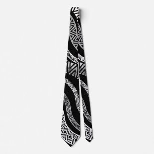 Gewelltes Stammes- ethnisches Boho Muster Krawatte