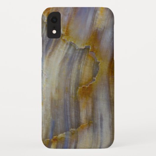Gewelltes versteinertes Holz Case-Mate iPhone Hülle (Rückseite)
