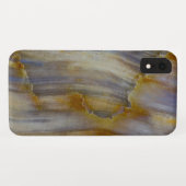 Gewelltes versteinertes Holz Case-Mate iPhone Hülle (Rückseite (Horizontal))