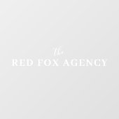 Gewerbename | Unternehmen Fensteraufkleber (Blatt)