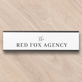 Gewerbename | Unternehmen Türschild