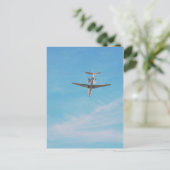Gewerbliche Düsenflugzeuge Postkarte (Stehend Vorderseite)