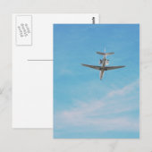 Gewerbliche Düsenflugzeuge Postkarte (Vorne/Hinten)