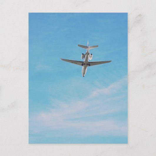 Gewerbliche Düsenflugzeuge Postkarte (Vorderseite)