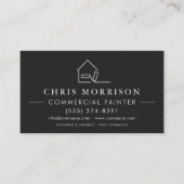 Gewerbliche Malerei QR-Code Professional Visitenkarte (Vorderseite)