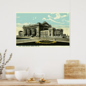 Gewerkschaft Bahnhof Kansas City 1914 Vintage Post Poster (Küche)