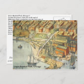 Gewerkschaft Baseball Park 1. Zuhause des Postkarte (Vorne/Hinten)