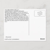 Gewerkschaft Baseball Park 1. Zuhause des Postkarte (Rückseite)