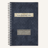 Gewerkschaft Blau, Elfenbein und Grau - Personalis Notizblock (Vorderseite)