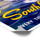 Gewerkschaft Burg nach Südafrika Poster (Ecke)