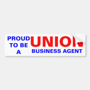 GEWERKSCHAFT Business AGENT Autoaufkleber