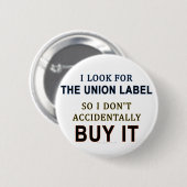 Gewerkschaft Button (Vorne & Hinten)