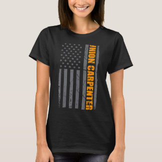 Gewerkschaft Carpenter American Flag Patriotic Lab T-Shirt