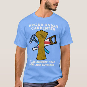 Gewerkschaft Carpenter amerikanischer Flaggen-Carp T-Shirt