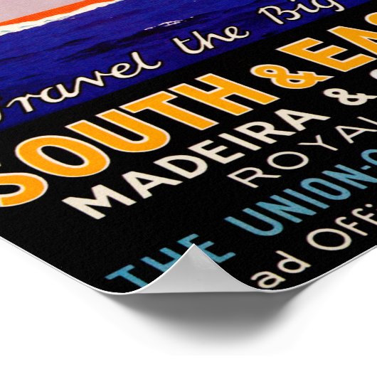 Gewerkschaft Castle ~ Der große Schiffsweg Poster (Ecke)