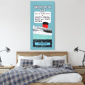 Gewerkschaft Castle Line Broschüre ~ XL Leinwanddruck (Insitu (Schlafzimmer))