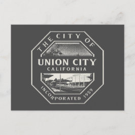GEWERKSCHAFT CITY - ALAMEDA KALIFORNIEN POSTKARTE