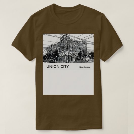 Gewerkschaft City New Jersey T-Shirt (Design vorne)