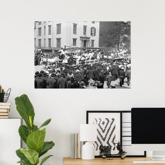 Gewerkschaft der Frauen: 1908 Poster (Heimbüro)