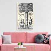 Gewerkschaft der Oppositen Symbolische Alchimie Leinwanddruck (Insitu (Wohnzimmer))