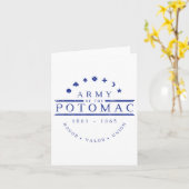 Gewerkschaft der Potomac-Armee des zivilen Krieges Karte (Gelbe Blume)