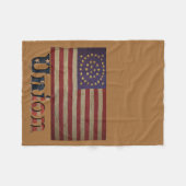 Gewerkschaft des zivilen Krieges Phantastisch Char Fleecedecke (Vorderseite (Horizontal))