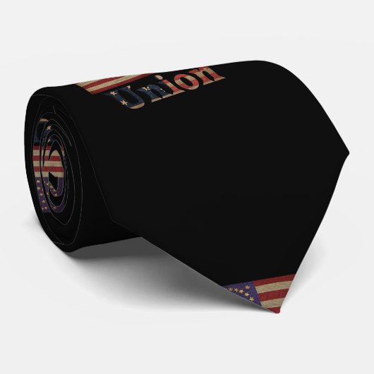 Gewerkschaft des zivilen Krieges Phantastisch Char Krawatte (Gerollt)