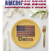 Gewerkschaft des zivilen Krieges Phantastisch Char Pappteller