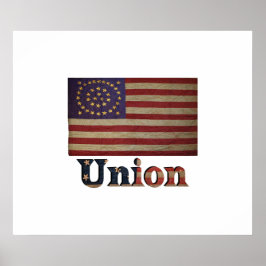 Gewerkschaft des zivilen Krieges Phantastisch Char Poster