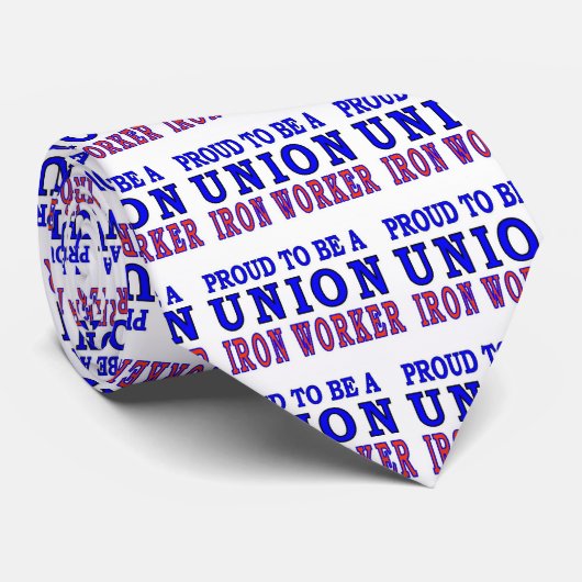 GEWERKSCHAFT EISENARBEITER KRAWATTE (Gerollt)