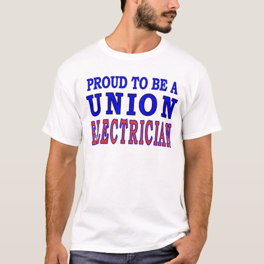 GEWERKSCHAFT ELEKTRIZISCH T-Shirt (Vorderseite)