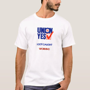 Gewerkschaft fing das Arbeiten T-Shirt