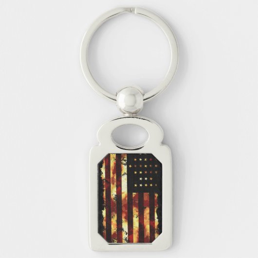 Gewerkschaft Flag Amerikanischer Ziviler Krieg Schlüsselanhänger (Vorderseite)