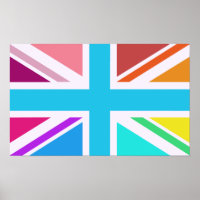 Gewerkschaft-Flag/Jack-Design - mehrfarbig