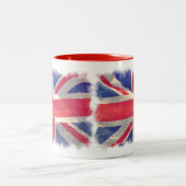 Gewerkschaft Flag oder Union Jack British Patriot Zweifarbige Tasse (Mittel)