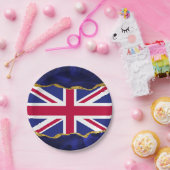 Gewerkschaft Flag Party Picnic Tellers, Red White, Pappteller (Party)