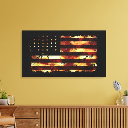 Gewerkschaft Flag, Zivil War, Stars & Stripes, USA Leinwanddruck (Insitu (Wohnzimmer))