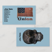 Gewerkschaft-Flagge Steampunk Visitenkarte (Vorne/Hinten)