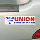 GEWERKSCHAFT FOOTBALL PLAYER AUTOAUFKLEBER (Auf Auto)