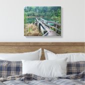 Gewerkschaft Frühjahr - Porcupine Bergsee-Zauber Leinwanddruck (Insitu (Schlafzimmer))