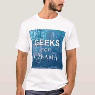 Gewerkschaft-Gemachte Geeks für Obama-T - Shirt