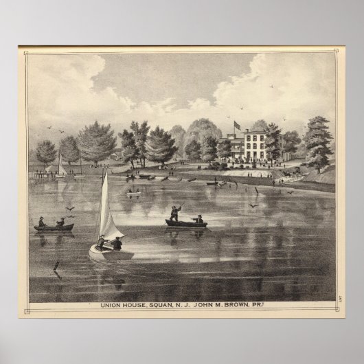 Gewerkschaft House, Squan, NJ Poster (Vorne)