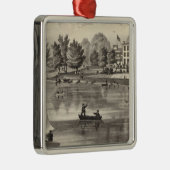 Gewerkschaft House, Squan, NJ Silbernes Ornament (Rechts)